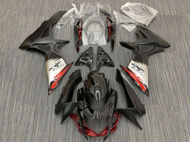 Billigste Suzuki GSXR 600 / GSXR 750 Motorrad Verkleidung 2011-2024 - Schwarz Silber Rot Mattschwarz