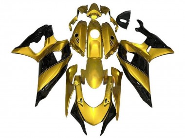 Billigste Yamaha YZF R7 Motorrad Verkleidung 2021-2024 - Gold Schwarz