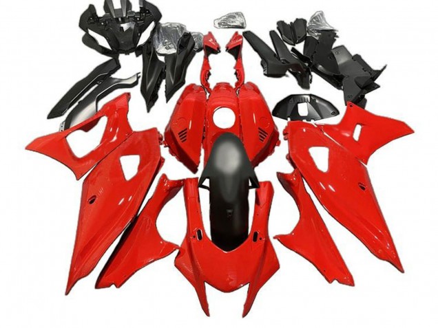 Billigste Yamaha YZF R7 Motorrad Verkleidung 2021-2024 - Rot Matt Schwarz