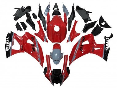 Billigste Yamaha YZF R7 Motorrad Verkleidung 2021-2024 - Rot Grau Schwarz Weiss
