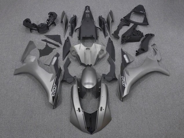 Billigste Yamaha YZF 1000 R1 Motorrad Verkleidung 2015-2019 - Matt Schwarz Glanzendes Schwarz
