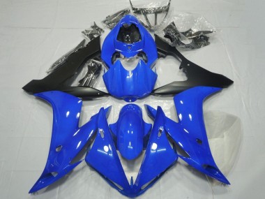 Billigste Yamaha YZF 1000 R1 Motorrad Verkleidung 2004-2006 - Blau Matt Schwarz