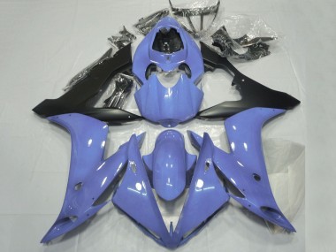 Billigste Yamaha YZF 1000 R1 Motorrad Verkleidung 2004-2006 - Blau Matt Schwarz