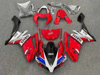 Billigste Yamaha YZF 1000 R1 Motorrad Verkleidung 2007-2008 - Rot Weiss Blau Schwarz