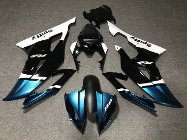 Billigste Yamaha YZF R6 Motorrad Verkleidung 2008-2016 - Weiss Blau Schwarz Spiffy