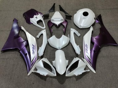 Billigste Yamaha YZF R6 Motorrad Verkleidung 2008-2016 - Weiss Lila