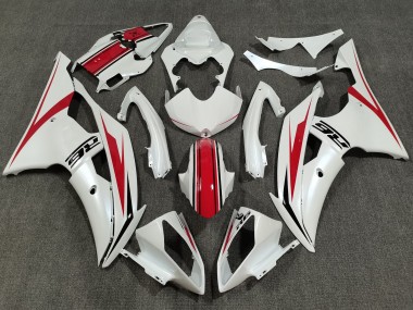 Billigste Yamaha YZF R6 Motorrad Verkleidung 2008-2016 - Perl Weiss Rot