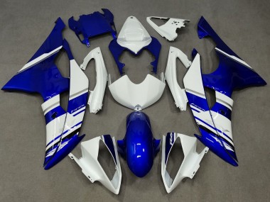 Billigste Yamaha YZF R6 Motorrad Verkleidung 2008-2016 - Weiss Blau