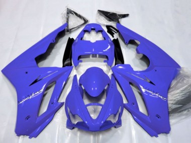 Billigste Triumph Daytona 675 Triple Motorrad Verkleidung 2006-2008 - Blau Glanzendes Schwarz