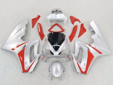 Billigste Triumph Daytona 675 Triple Motorrad Verkleidung 2006-2008 - Silber Rot