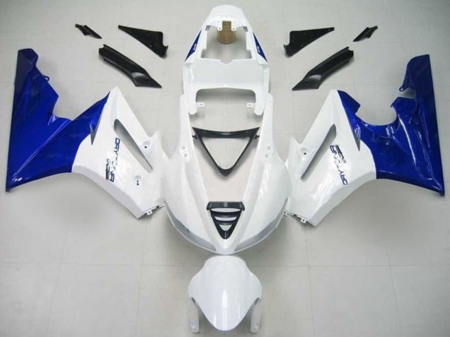 Billigste Triumph Daytona 675 Triple Motorrad Verkleidung 2009-2012 - Weiss Blau