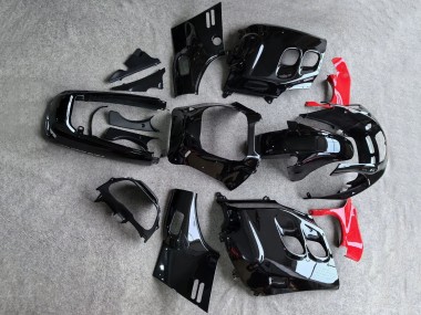 Billigste Honda CBR1000F Hurricane Motorrad Verkleidung 1987-1988 - Glanzendes Schwarz Rot