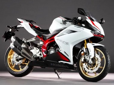Billigste Honda CBR250RR Motorrad Verkleidung 2017-2022 - Weiss Rot