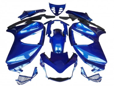 Billigste Honda ST1300 Motorrad Verkleidung 2002-2016 - Blau Matt Schwarz