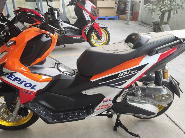 Billigste Honda ADV160 Motorrad Verkleidung 2022-2024 - Orange Weiss Rot Blau Repsol Red Bull