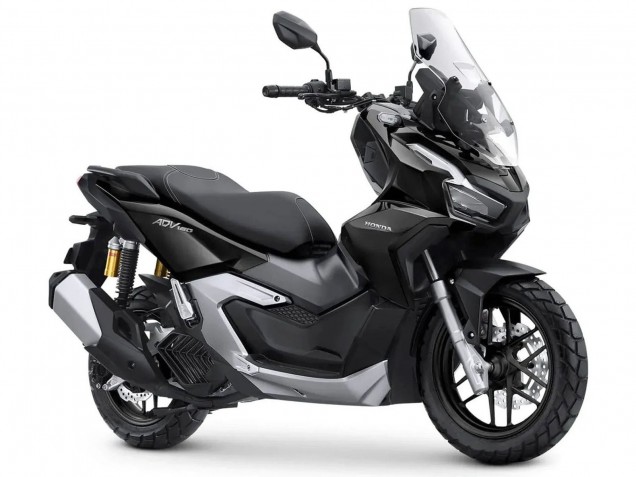 Billigste Honda ADV160 Motorrad Verkleidung 2022-2024 - Silber Matt Schwarz