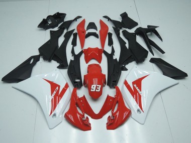 Billigste Honda CBR125R Motorrad Verkleidung 2011-2016 - Weiss Rot Matt Schwarz 93