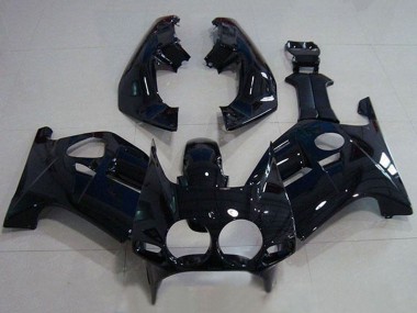 Billigste Honda CBR250RR MC19 Motorrad Verkleidung 1988-1989 - Glanzendes Schwarz