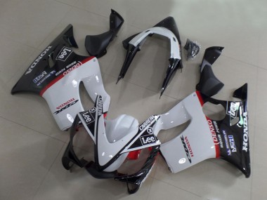 Billigste Honda CBR600 F4i Motorrad Verkleidung 2001-2003 - Weiss Rot Glanzendes Schwarz Carrera Lee