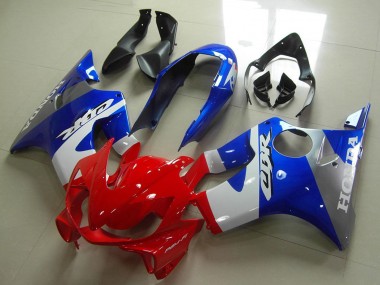 Billigste Honda CBR600 F4i Motorrad Verkleidung 2004-2007 - Blau Weiss Rot Grau