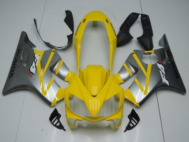 Billigste Honda CBR600 F4i Motorrad Verkleidung 2004-2007 - Gelb Silber