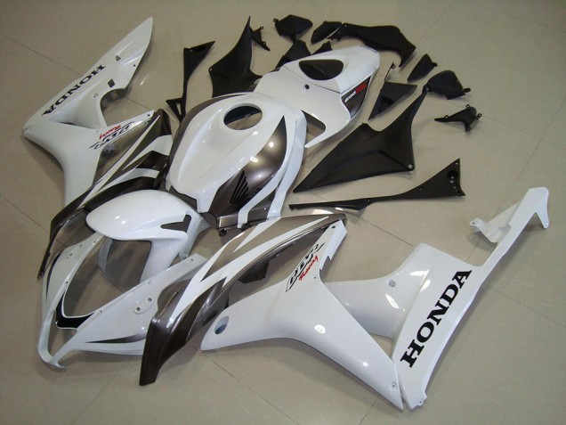 Billigste Honda CBR600RR Motorrad Verkleidung 2007-2008 - Weiss Silber