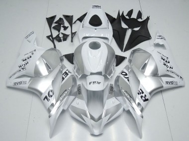 Billigste Honda CBR600RR Motorrad Verkleidung 2009-2012 - Weiss Silber Schwarz Repsol