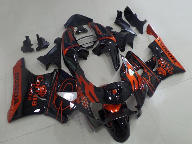 Billigste Honda CBR900RR 919 Motorrad Verkleidung 1998-1999 - Glanzendes Schwarz Rot Corona