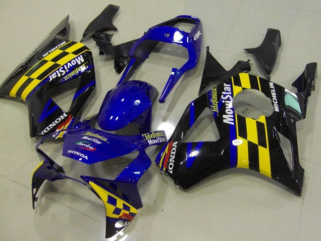 Billigste Honda CBR900RR 954 Motorrad Verkleidung 2002-2003 - Blau MoviStar