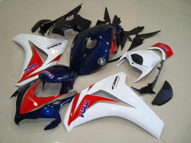Billigste Honda CBR1000RR Motorrad Verkleidung 2008-2011 - Weiss Rot Blau HRC