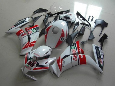 Billigste Honda CBR1000RR Motorrad Verkleidung 2012-2016 - Weiss Rot Grun Castrol