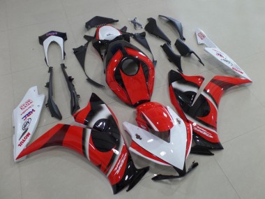 Billigste Honda CBR1000RR Motorrad Verkleidung 2012-2016 - Weiss Rot Glanzendes Schwarz