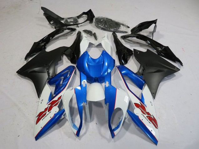 Billigste BMW S1000RR Motorrad Verkleidung 2015-2016 - Weiss Blau Matt Schwarz