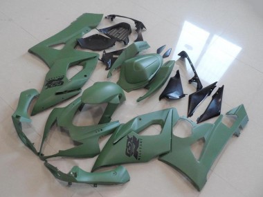 Billigste Suzuki GSXR 1000 Motorrad Verkleidung 2005-2006 - Matt Armee Grun