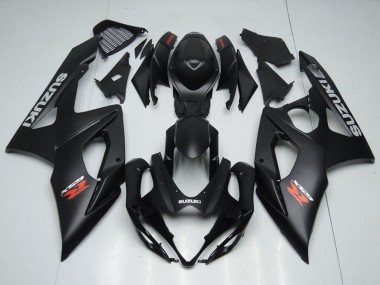 Billigste Suzuki GSXR 1000 Motorrad Verkleidung Kit 2005-2006 - Matt Schwarz