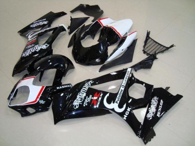 Billigste Suzuki GSXR 1000 Motorrad Verkleidung 2007-2008 - Glanzendes Schwarz Rot Relentless