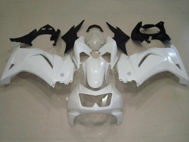 Billigste Kawasaki ZX250R Motorrad Verkleidung 2008-2012 - Weiss