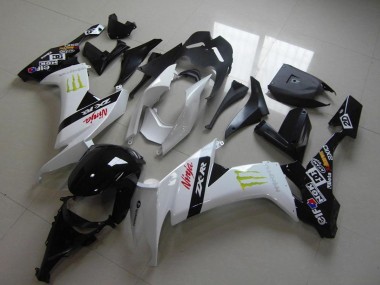 Billigste Kawasaki ZX10R Motorrad Verkleidung 2008-2010 - Weiss Glanzendes Schwarz Rot Grun Monster