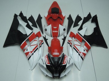 Billigste Yamaha YZF R6 Motorrad Verkleidung 2008-2016 - Weiss Rot Schwarz