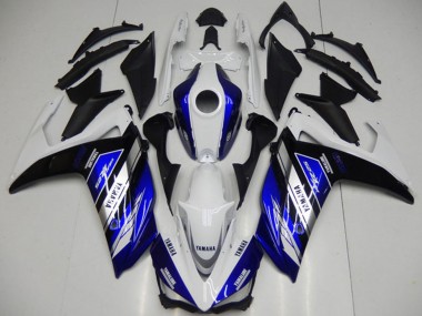 Billigste Yamaha YZF R3 Motorrad Verkleidung 2015-2018 - Weiss Blau Schwarz Yamalube