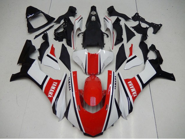 Billigste Yamaha YZF R1 Motorrad Verkleidung 2015-2019 - Weiss Rot Schwarz