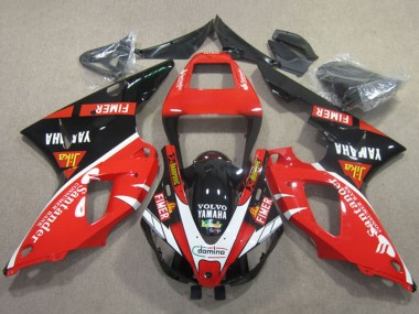 Billigste Yamaha YZF R1 Motorrad Verkleidung 1998-1999 - Rot Weiss Schwarz Santunder