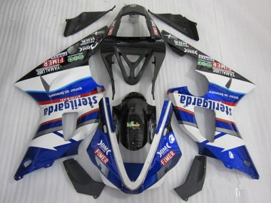 Billigste Yamaha YZF R1 Motorrad Verkleidung 2000-2001 - Weiss Blau Schwarz Rot Fimer Sterilgarda