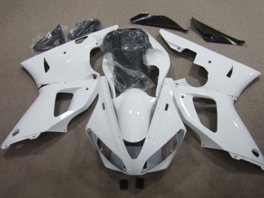 Billigste Yamaha YZF R1 Motorrad Verkleidung 2000-2001 - Glanzendes Weiss