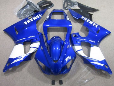 Billigste Yamaha YZF R1 Motorrad Verkleidung 2002-2003 - Blau Weiss