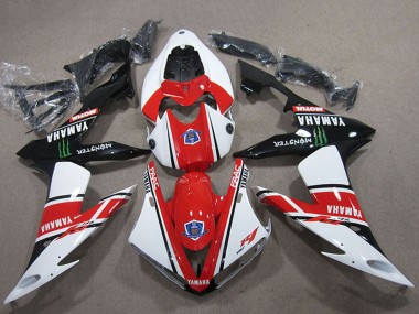 Billigste Yamaha YZF R1 Motorrad Verkleidung 2004-2006 - Weiss Rot Schwarz Grun Motul Monster