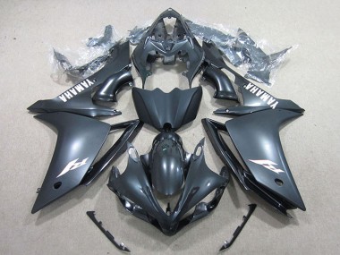Billigste Yamaha YZF R1 Motorrad Verkleidung 2007-2008 - Matt Schwarz Weiss Aufkleber