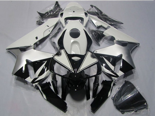 Billigste Honda CBR600RR Motorrad Verkleidungen Kit 2005-2006 - Weiss Schwarz