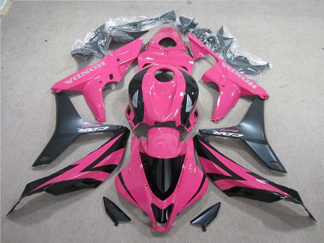 Billigste Honda CBR600RR Motorrad Verkleidung Kit 2007-2008 - Rosa Matt Schwarz