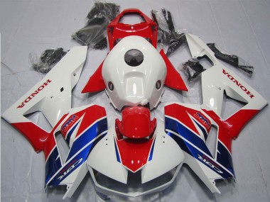 Billigste Honda CBR600RR Motorrad Verkleidung 2013-2023 - Weiss Rot Blau HRC